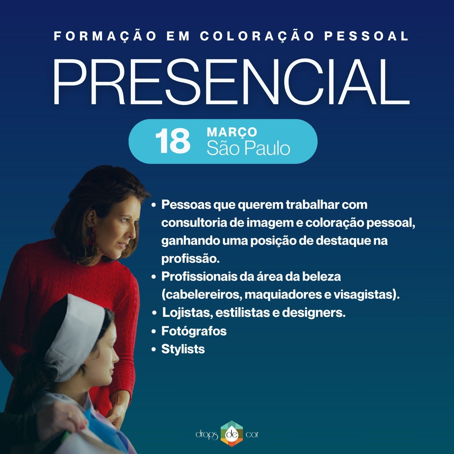 SP - Formação em Coloração Pessoal - 18 de Março