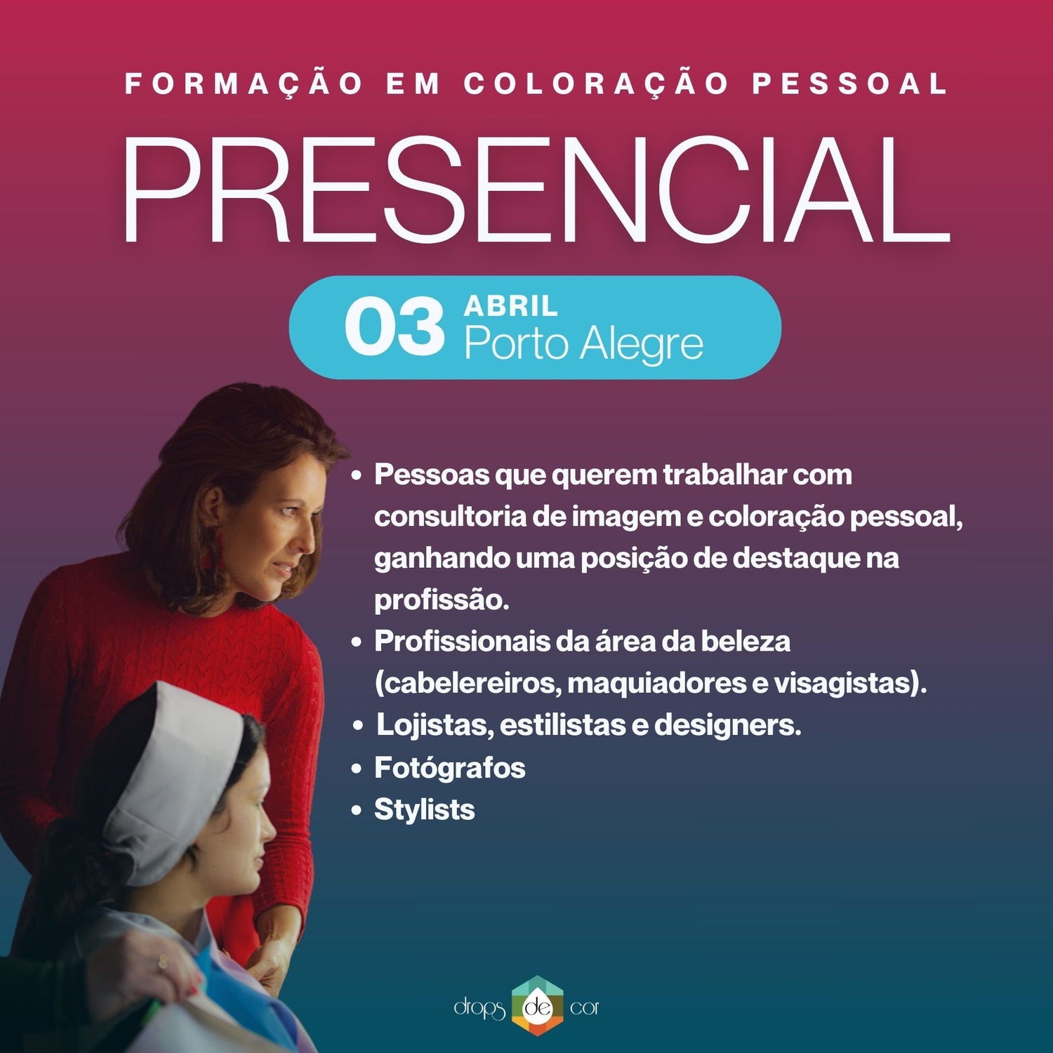 POA - Formação em Coloração Pessoal - 3 de Abril