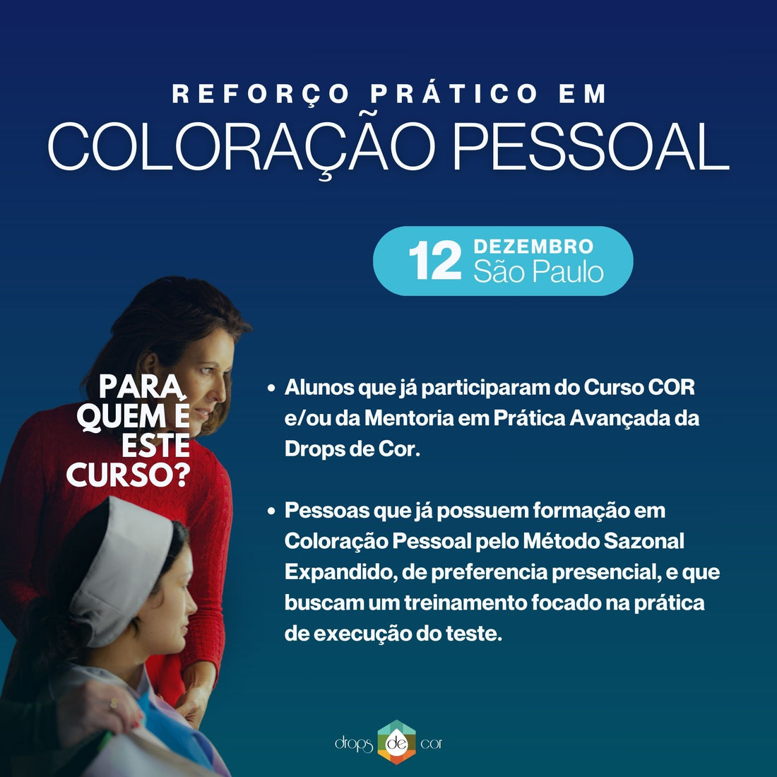 SP - Reforço Prático em Coloração Pessoal - 12 de Dezembro