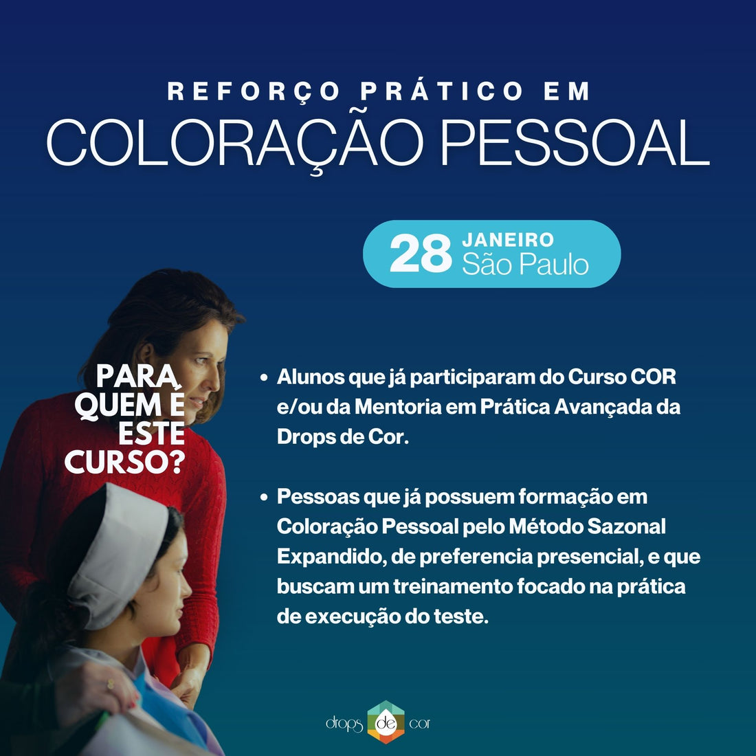 SP - Reforço Prático em Coloração Pessoal - 28 de Janeiro