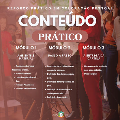 Reforço Prático em Coloração Pessoal - RJ - 13 Março