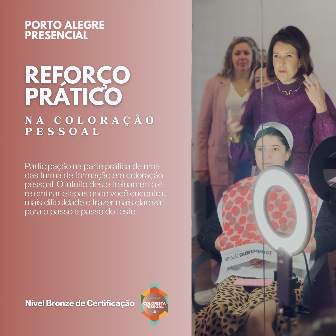 Reforço Prático em Coloração Pessoal - POA - 3 Abril