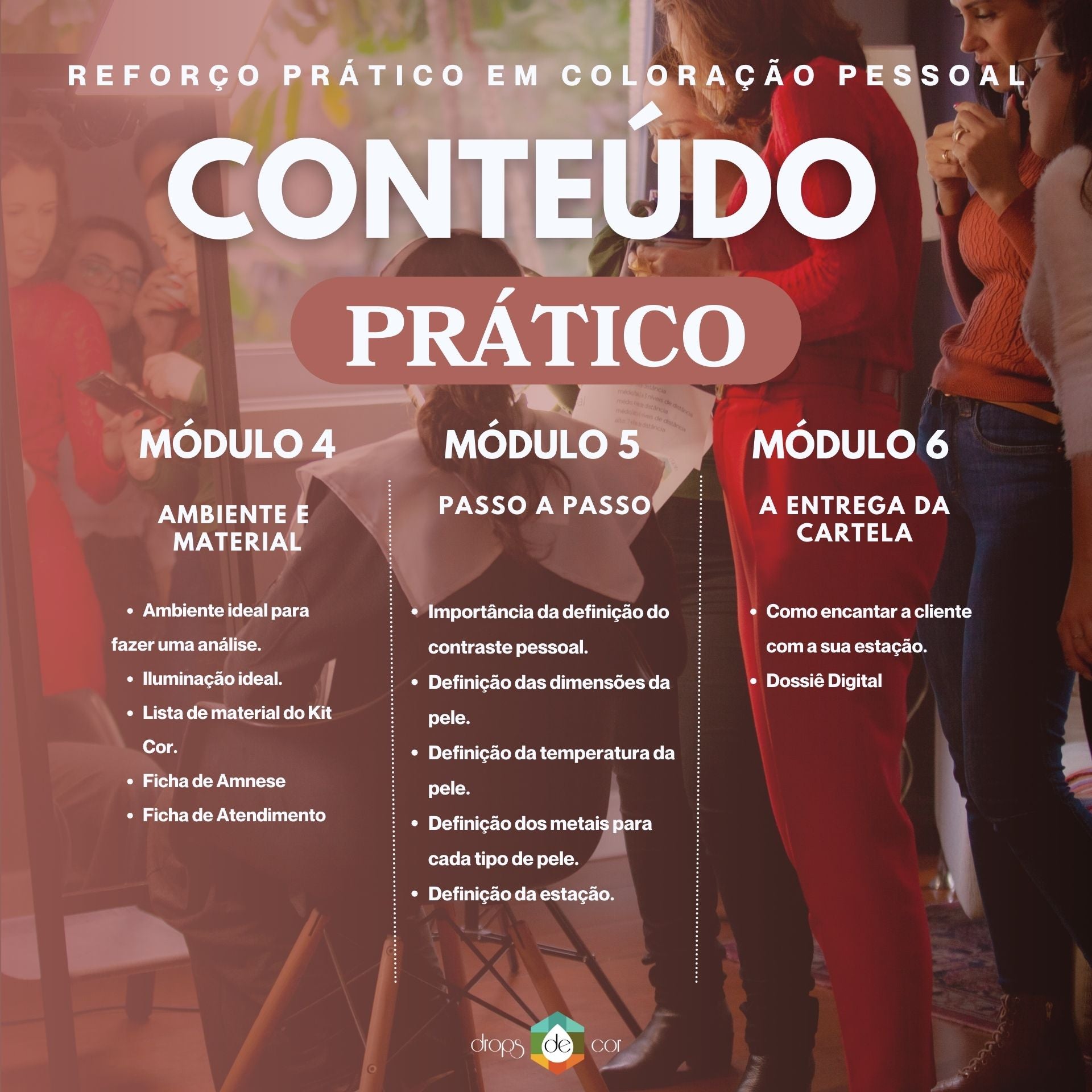 Reforço Prático em Coloração Pessoal - RJ - 13 Março